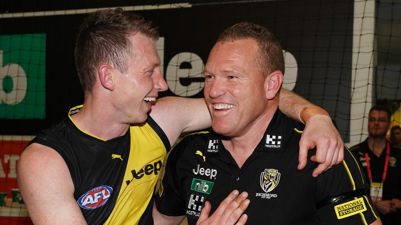 Justin Leppitsch was instrumental at the Tigers. Picture: AAP Image/Michael Dodge