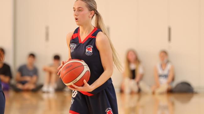 Hillcrest Christian College's Lilly Rotunno. Picture: Basketball Queensland