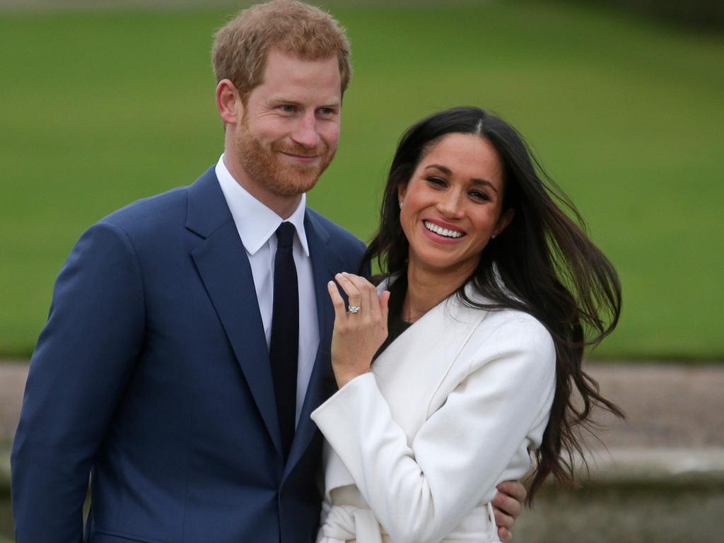 Meghan and Harry announcing their engagement – so much has changed. Picture: Daniel LEAL-OLIVAS / AFP