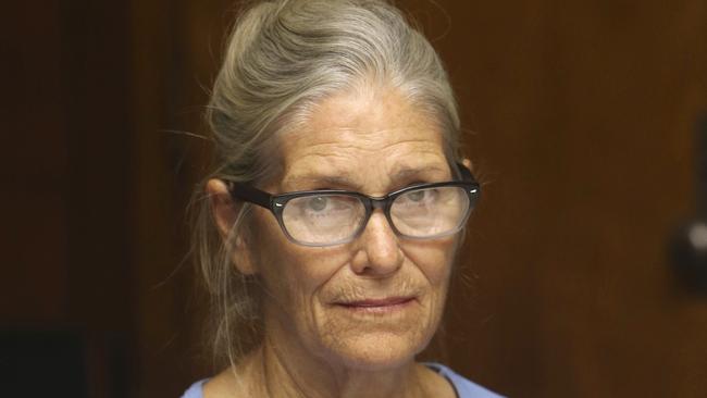 The youngest member of Charles Manson’s “family”, Leslie Van Houten, has been recommended for parole. Picture: AP