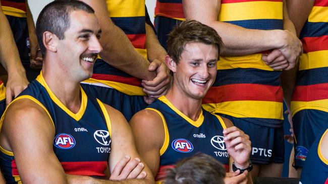 Crouch says the club is supportive of Taylor Walker since last year’s racism saga. Picture: Adelaide Football Club