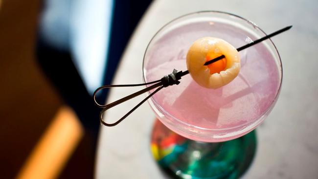 Untied have created a ‘Dame Edna’ Ink Gin and lychee martini for Vivid Sydney.