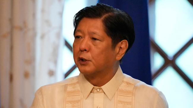 Philippine President Ferdinand Marcos junior. Picture: Aaron Favila/Pool/AFP