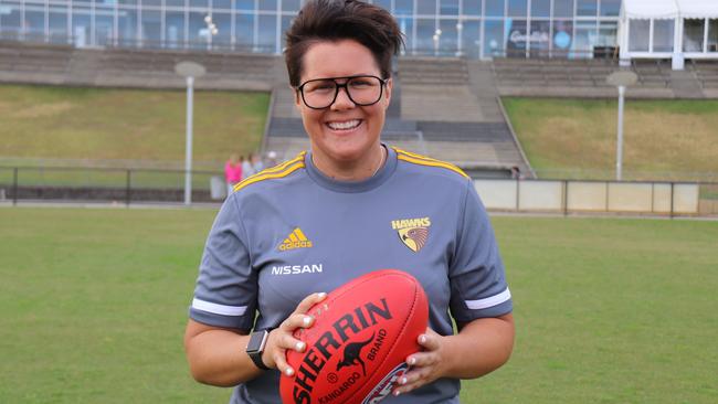 Hawthorn VFLW senior coach Bec Goddard. Picture: Supplied/Hawthorn FC