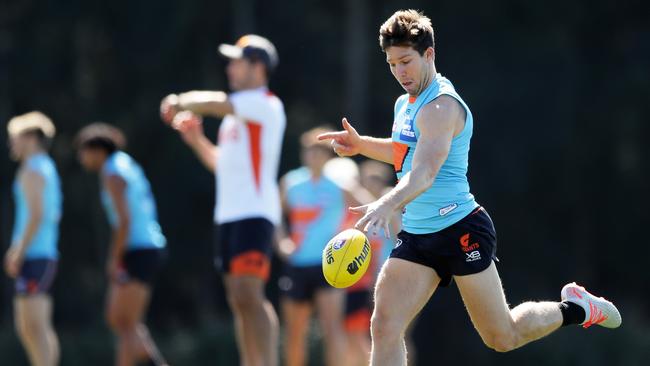 In-form Giant Toby Greene won’t risked against the Suns in Round 23. Picture: Matt King/Getty