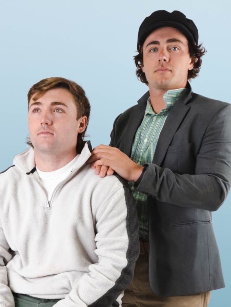 Zac and Beau plan on releasing an SPF50+ moisturiser and undereye roller. Picture: Supplied.