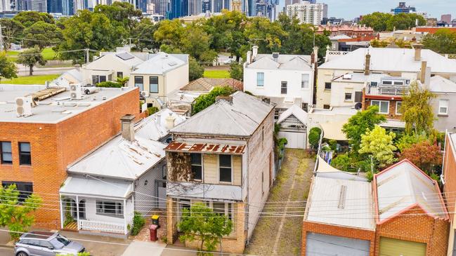 This South Melbourne property hasn’t been lived in for about 50 years. It’s one of four homes in desperate need of some TLC that have hit the market in the suburb.