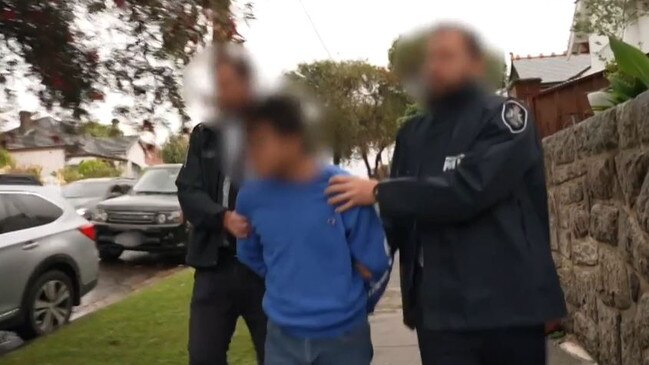 The 19-year-old was arrested at his home in Rockdale, in Sydney’s south. Picture: AFP