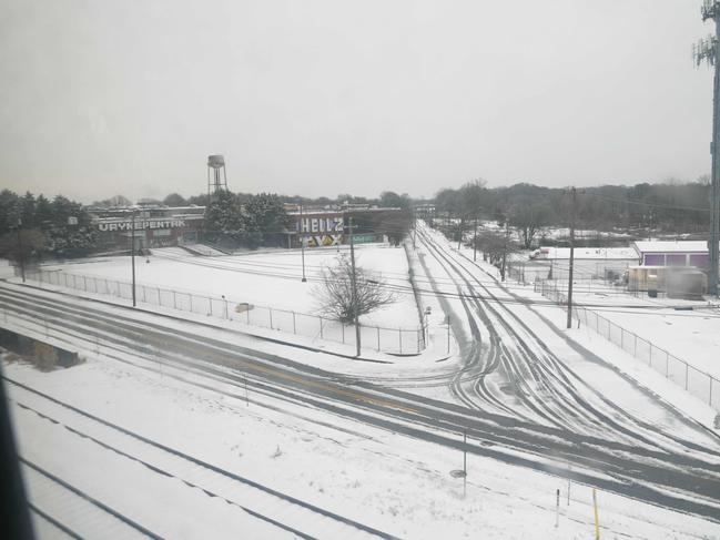 Large parts of the US have been hit by extreme winter weather conditions. Picture: AFP