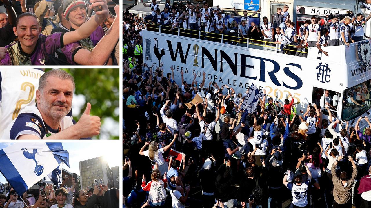 Tottenham fans go wild for Ange Postecoglou