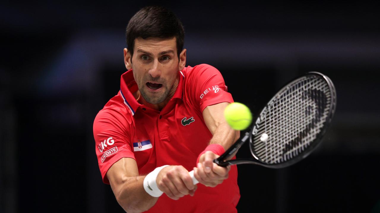 Novak Djokovic of Serbia is back in action. Photo by Adam Pretty/Getty Images.