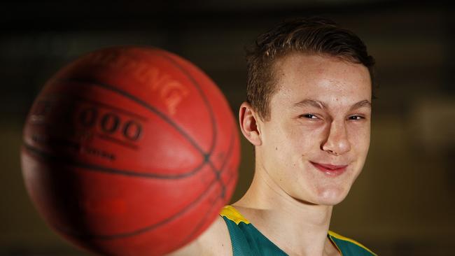 Sturt basketballer Alex Mudronja in 2015. Picture: Bianca De Marchi