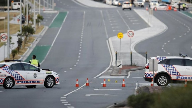 The scene of the crime on September 17, 2021 where a driver allegedly murdered another man during a hit and run in Browns Plains