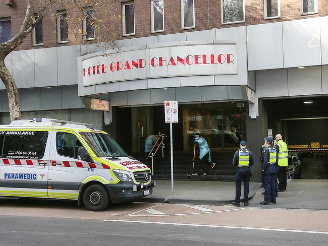 Victoria’s workplace safety watchdog has charged the state government with 17 alleged breaches over last year’s botched hotel quarantine program. Picture: NCA NewsWire / Ian Currie