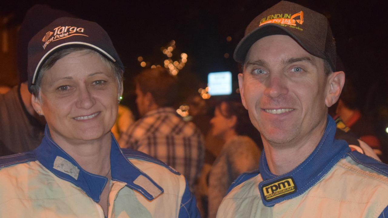 Wheels on Mary May 21, 2021 in Gympie - Peta Davies from Car 44 and James Ford from Car 18. Pictures: Josh Preston