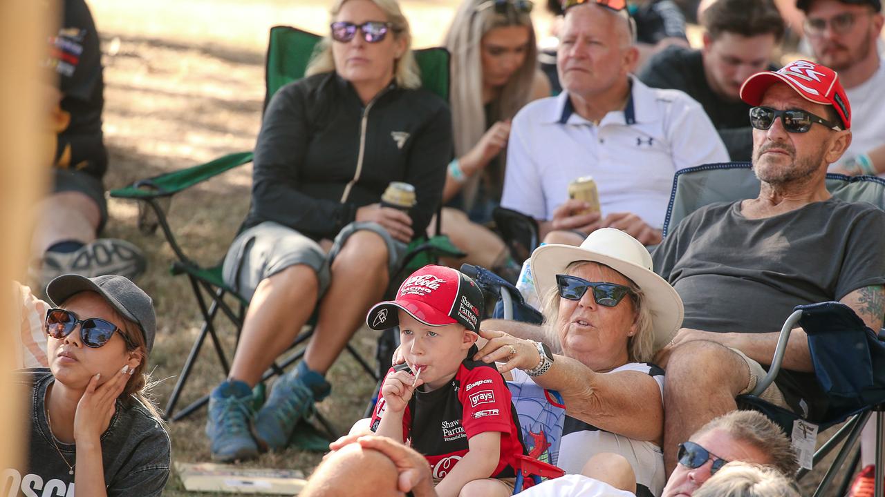 Fans enjoy the last day of the Gold Coast 500 this weekend. Picture: Glenn Campbell