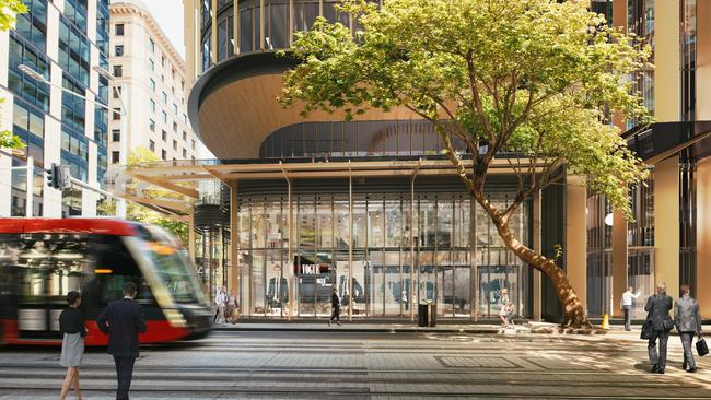 An artist’s impression of Sydney’s 60 Margaret St development.