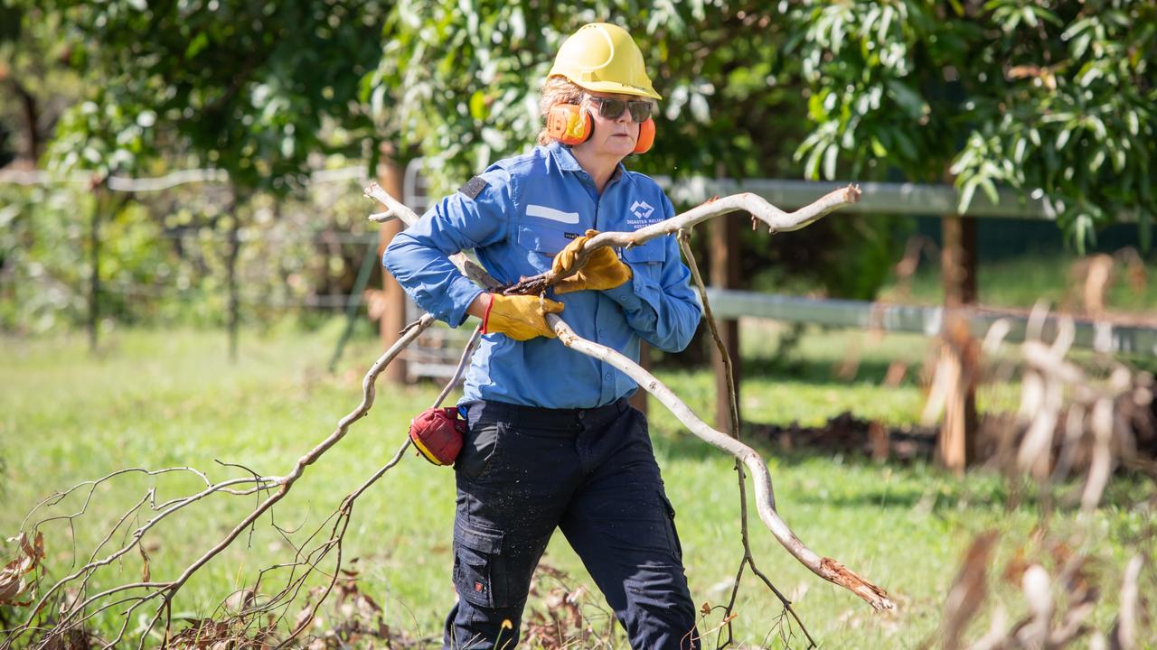 Disaster Relief Australia teams at work on the Gold Coast. Picture: Supplied.