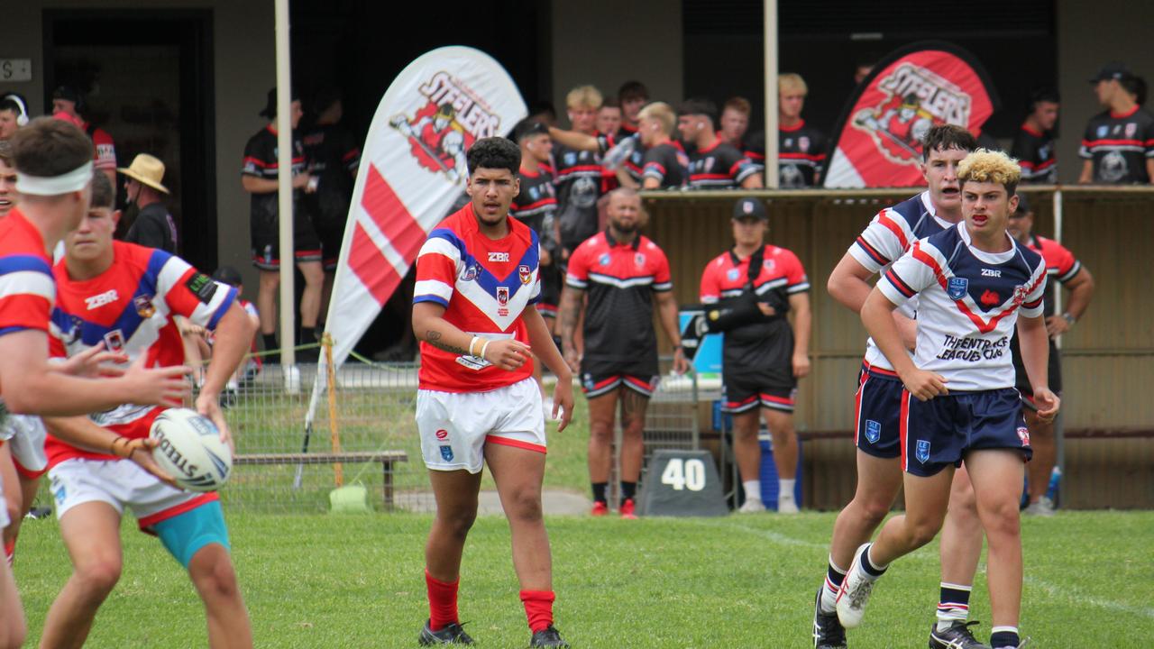 Sam Guvera of the Illawarra South Coast Dragons Andrew Johns Cup team. Picture: Kevin Merrigan