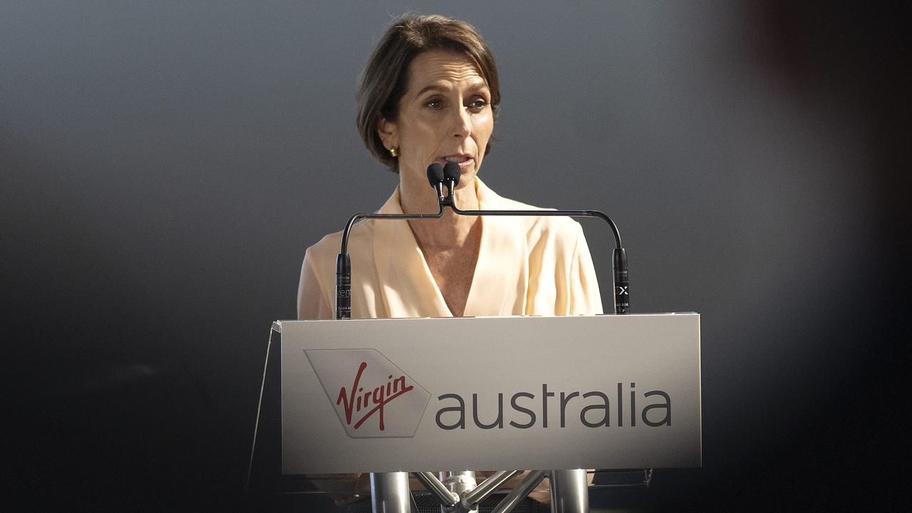 Virgin CEO Jayne Hrdlicka said allowing its partner-carrier Qatar Airways to increase its flights into major capital cities would lower airfares. Picture: NewsWire / Sarah Marshall