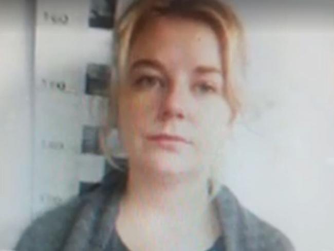 Cassie Sainsbury’s mugshot. Picture: 7 News