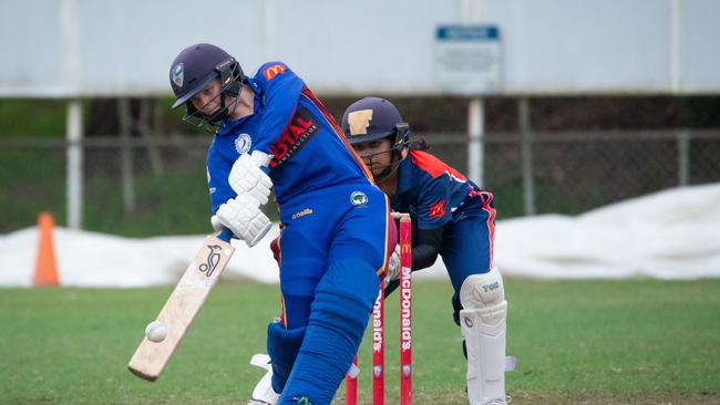 Claire Webber has huge a huge impact on the side with her batting, fielding and leadership. Picture: Thomas Lisson