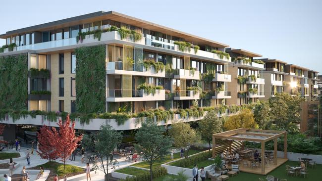 Artist impressions of Castle Hill RSL seniors living development