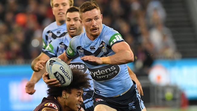 Damien Cook in action during Origin I. Picture: AAP