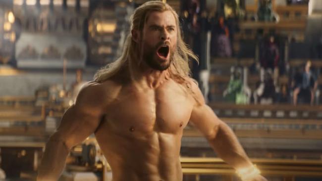 Behold, his beefcakiness. Picture: Marvel Studios/YouTube