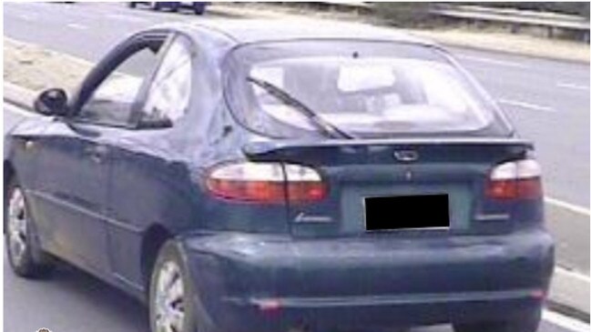 Police have identified that a green 2000 Daewoo Lanos hatch, pictured, is believed to have been involved in the disposal of Michael Purse's body. Picture: SA Police