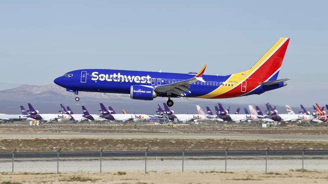 Beoing didn’t tell Southwest airlines that it had disabled a warning that was standard on earlier aircraft.  Picture: AP