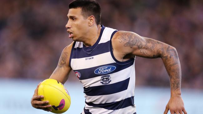 Will Tim Kelly stay at Geelong or head home to Western Australia? Picture: Michael Klein