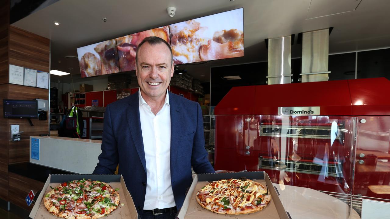 Domino's CEO Don Meij has noticed a change in buying behaviour from his customers as inflation climbs. Picture: Annette Dew