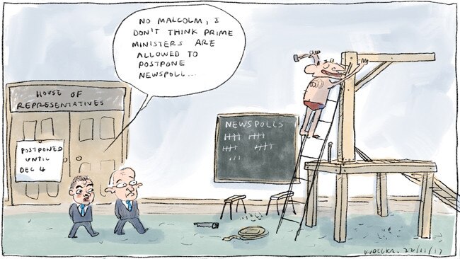 Jon Kudelka Letters Page cartoon for 22-11-2017Version:  (650x366)COPYRIGHT: The Australian's artists each have different copyright agreements in place regarding re-use of their work in other publications.Please seek advice from the artists themselves or the Managing Editor of The Australian regarding re-use.