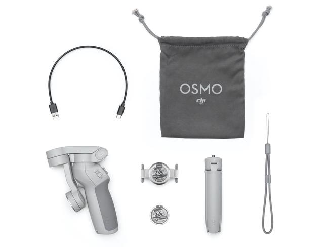 DJI Osmo OM4 3-axis mobile gimbal.