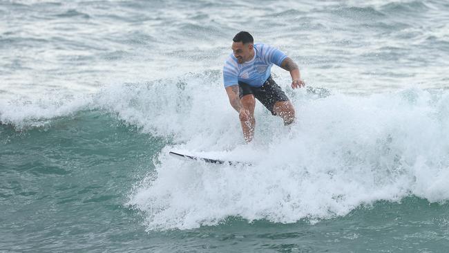 Reni Maitua at the Surf of Origin at Burleigh Beach. Picture: Annette Dew