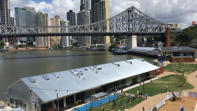 Howard Smith Wharves opening. Picture: Andrea Macleod