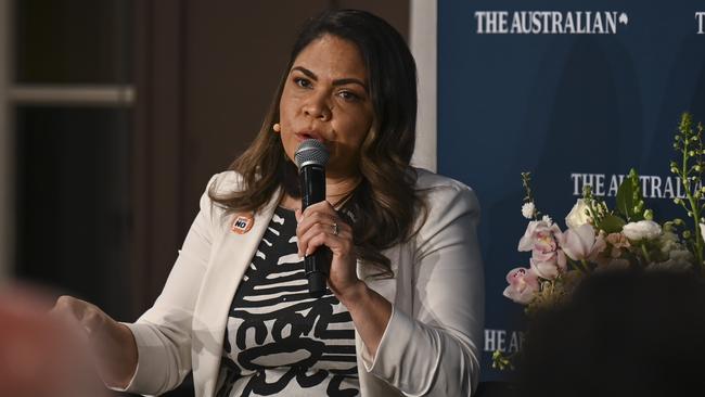 Senator Jacinta Nampijinpa at the Hyatt Hotel In Canberra. Picture: Martin Ollman