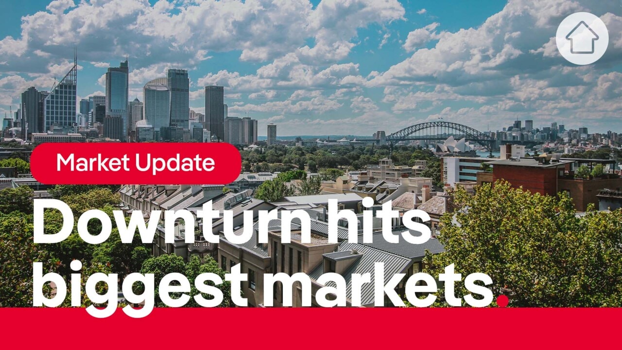 Property downturn hits Sydney and Melbourne