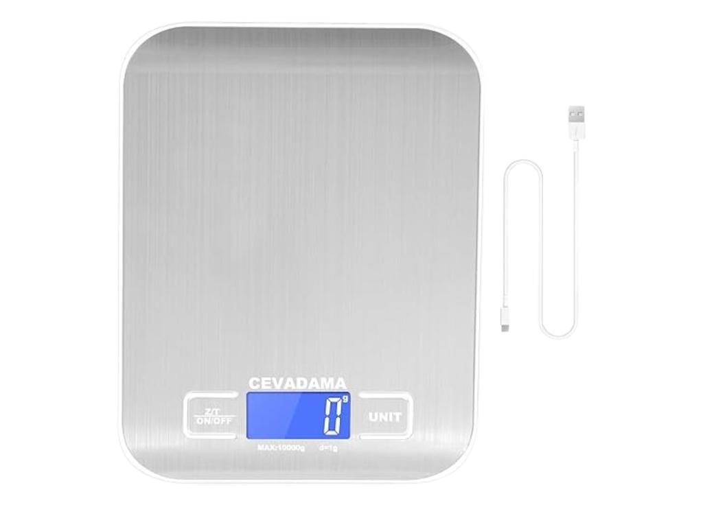 Cavedama USB Rechargeable Baking Digital Scale. Picture: Amazon Australia.