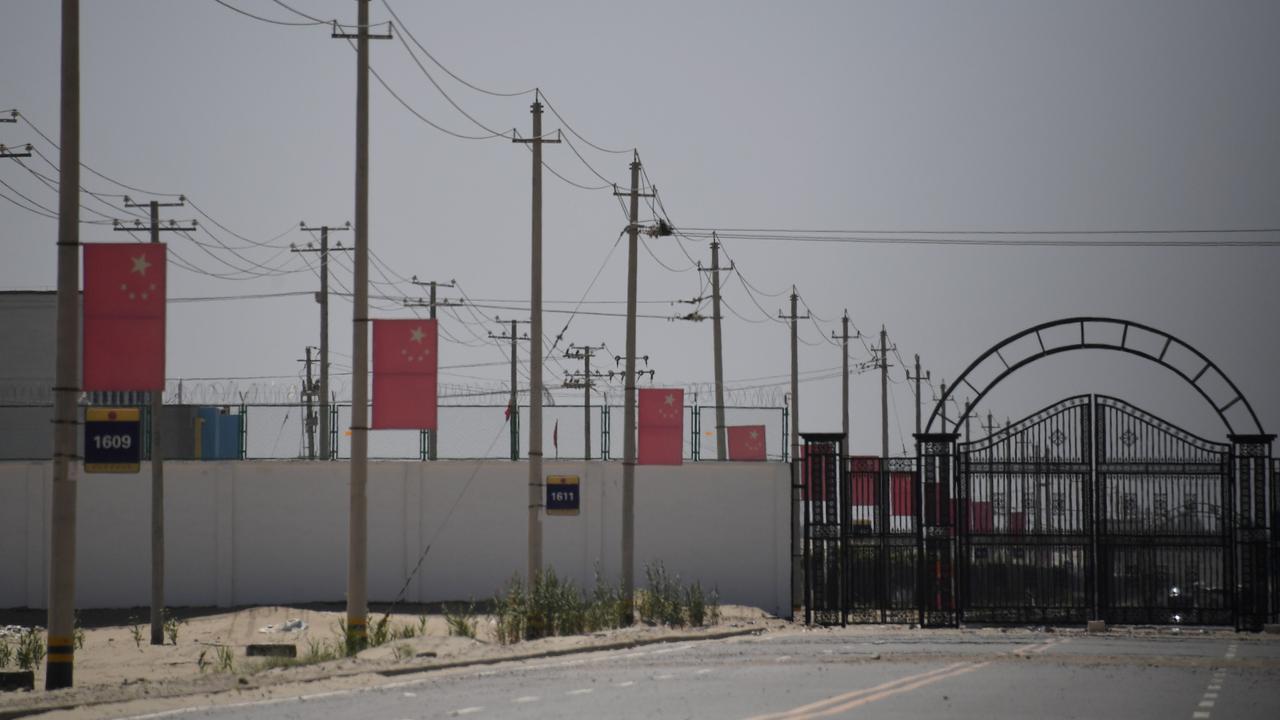 One of China’s detention camps. Picture: Greg Baker/AFP