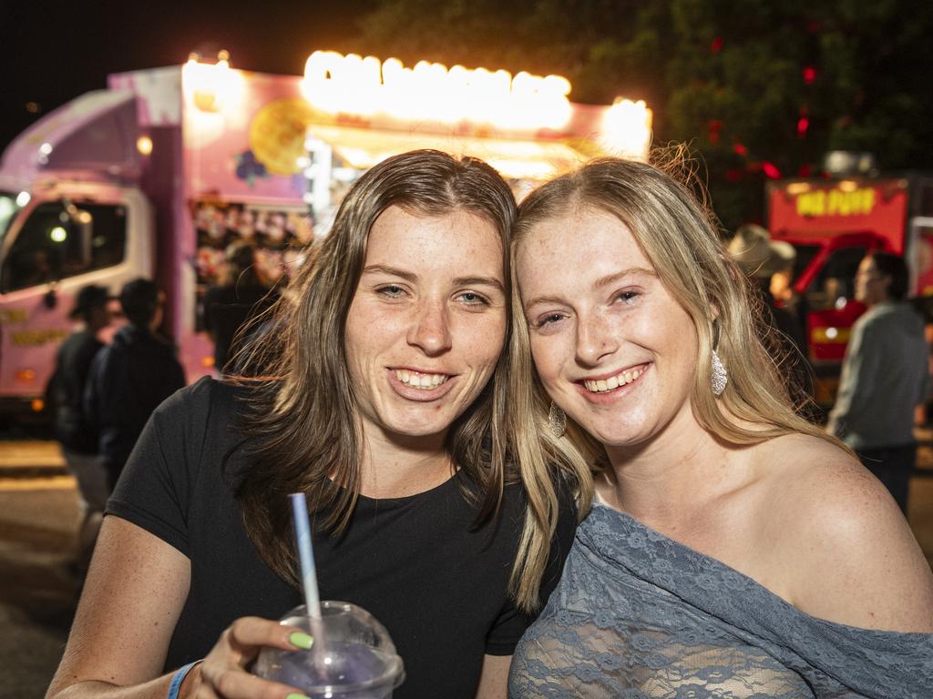 Keanna-Leigh Krause and Mackenzie Thorogood at Meatstock - Music, Barbecue and Camping Festival at Toowoomba Showgrounds, Saturday, March 9, 2024. Picture: Kevin Farmer