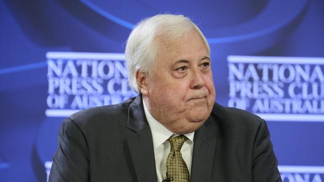 Clive Palmer’s address to the NPC was originally slated for late February, but it was postponed when the UAP chairman fell ill with Covid.