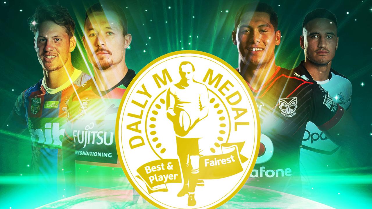 Kalyn Ponga, Damien Cook, Roger Tuivasa-Sheck and Valentine Holmes will all be in contention for the Dally M Medal.