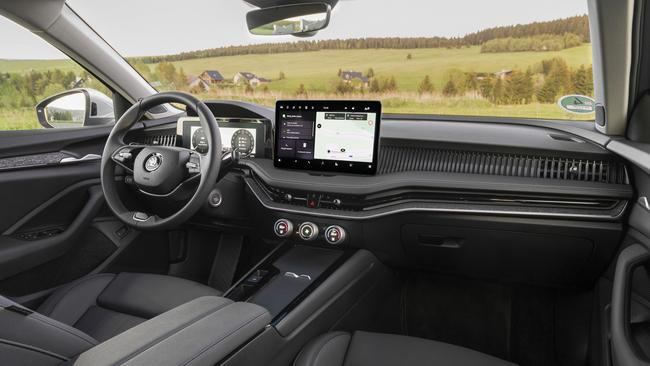 Skoda’s Superb has an impressive new cabin. Photo: Supplied