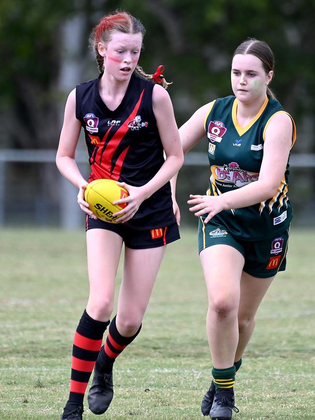 Action from Saturday's McDonaldâ€™s South East Queensland Youth Grand Finals played at Yeronga AFC. 2 September 2023. Picture, John Gass