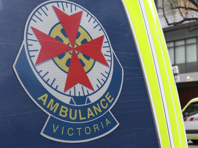 MELBOURNE, AUSTRALIA - NewsWire Photos MAY 07 2021:  STOCK, Ambulances in Melbourne at the Royal Melbourne Hospital.  Picture: NCA NewsWire / David Crosling