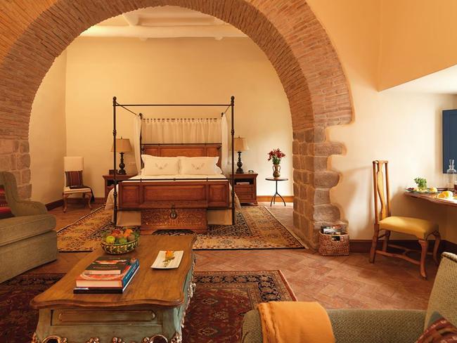 The Belmond Palacio provides a warm atmosphere for hotel goers.