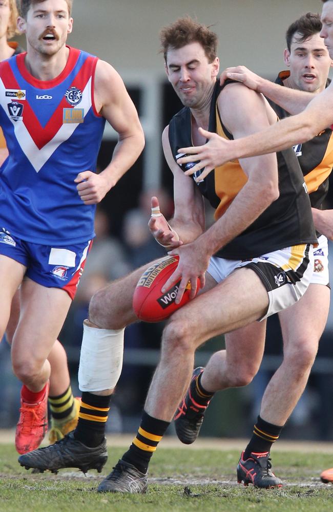 Football GFL: South Barwon v Grovedale Grovedale 12 Ryan Abbott Picture: Mark Wilson