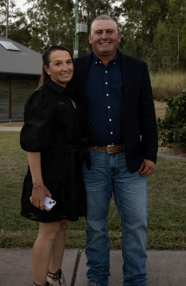 Ashlee Christensen and Ben Weller at the Dusk Til Dust long table dinner.